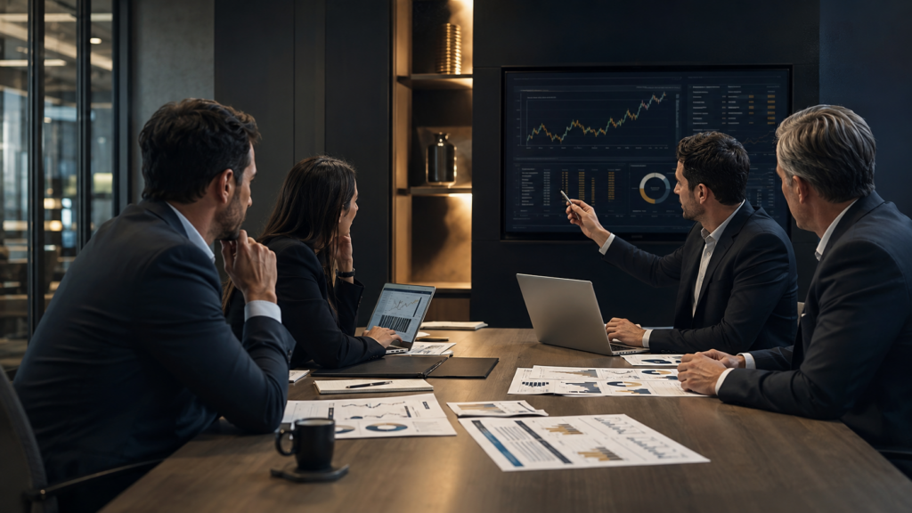 What We Look For in a Technology-Driven Acquisition Opportunity technology-driven acquisition opportunity strategy meeting in a modern corporate office